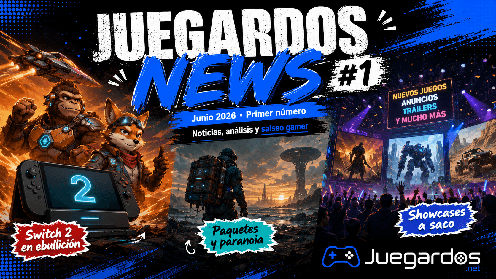Juegardos News #1: Switch 2, showcases y tráileres a saco