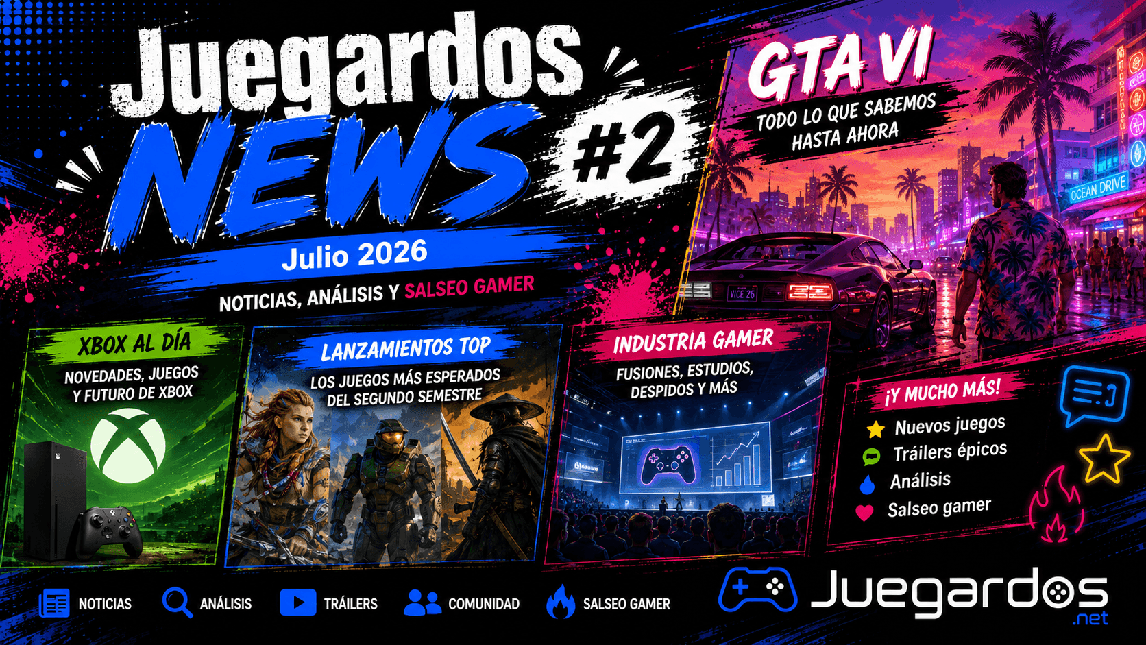 Juegardos News #2: adiós al físico, recortes en Xbox y bombazos de verano